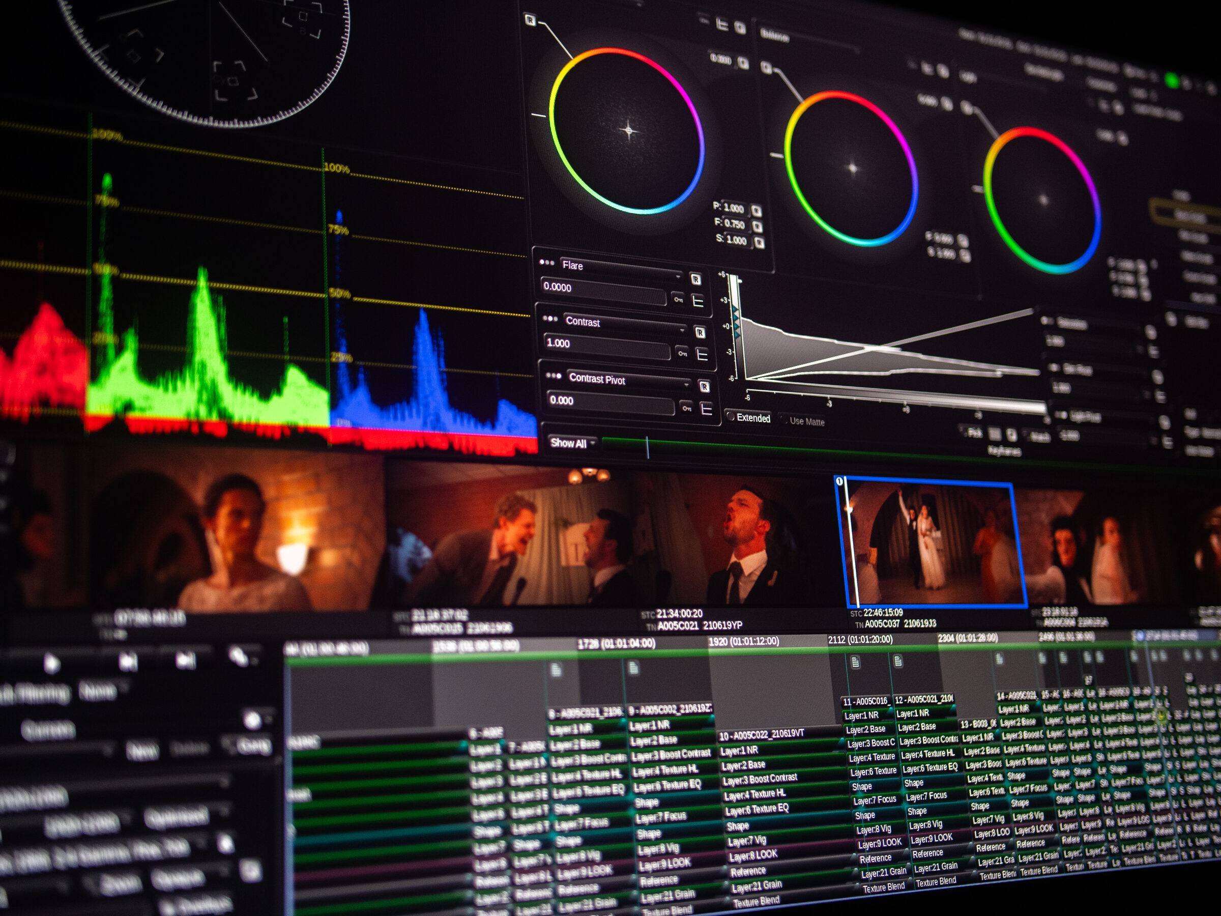 Color Grading background